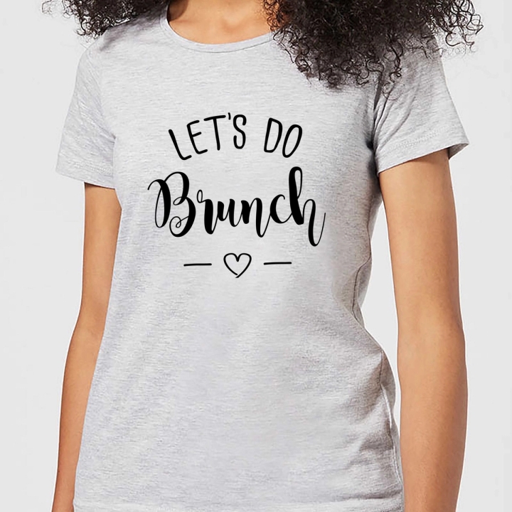 Lets Do Brunch T-Shirt Grey