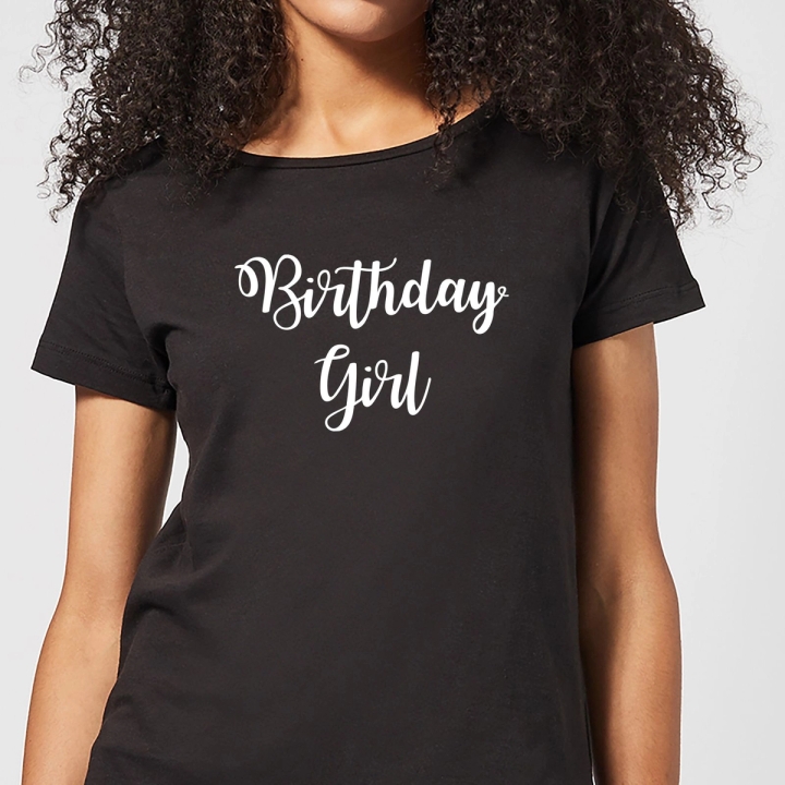 Birthday Girl T-Shirt Black