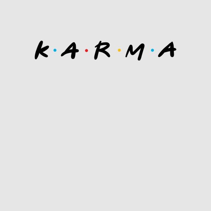 Karma T-Shirt Grey