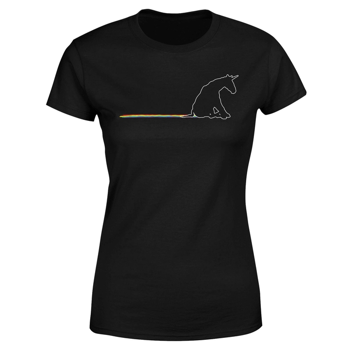 Unicorn Skid Mark T-Shirt Black