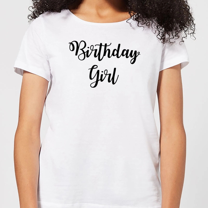 Birthday Girl T-Shirt White