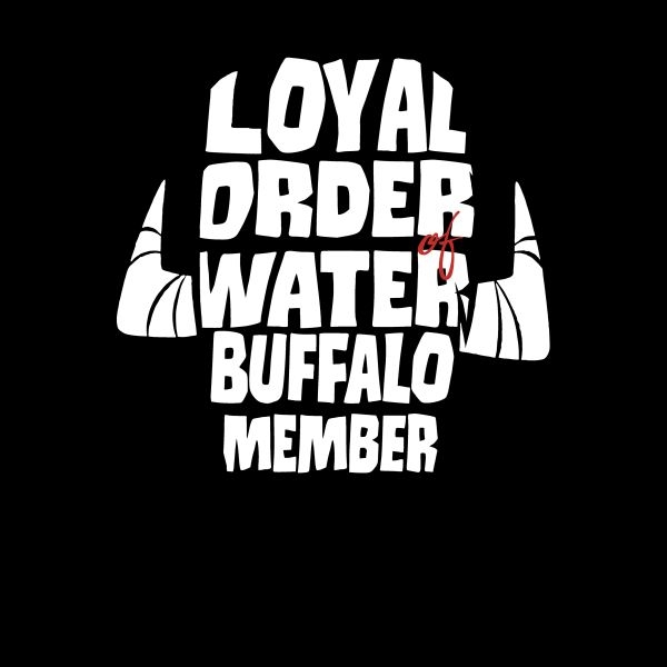 The Flintstones Loyal Order Of Water Buffalo Member T-Shirt Black