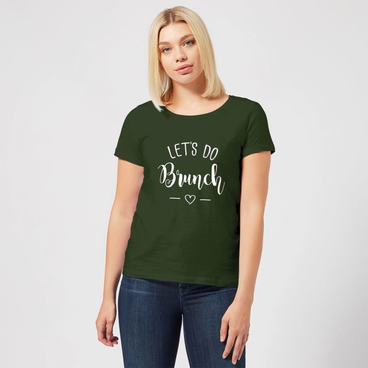 Lets Do Brunch T-Shirt Forest Green