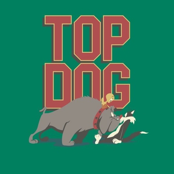 Looney Tunes Top Dog T-Shirt Kelly Green