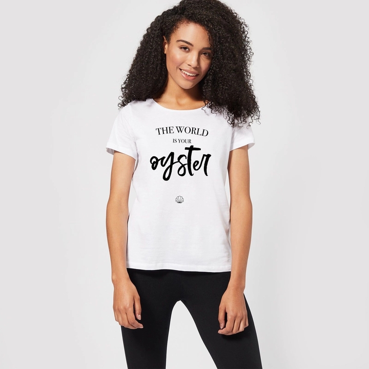 The World Is Your Oyster T-Shirt White