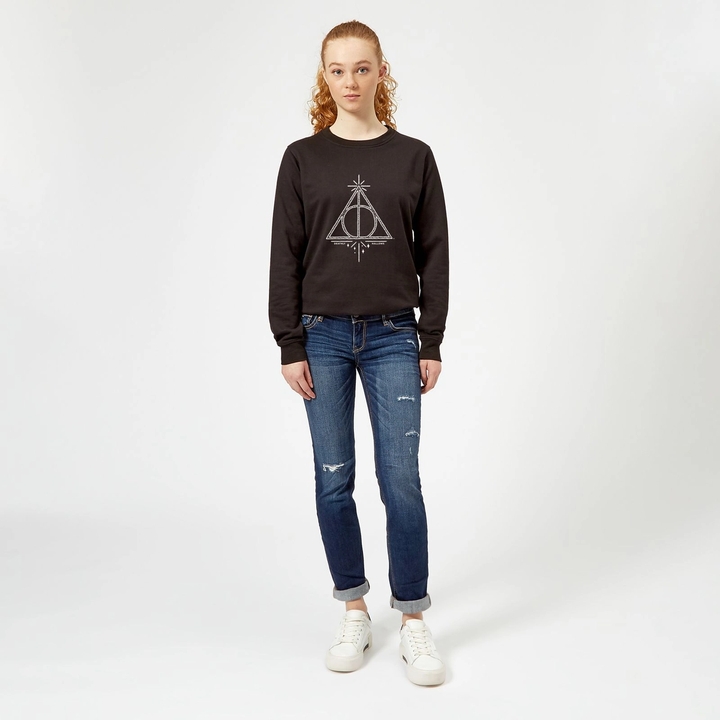 Harry Potter Deathly Hallows Sweatshirt Black