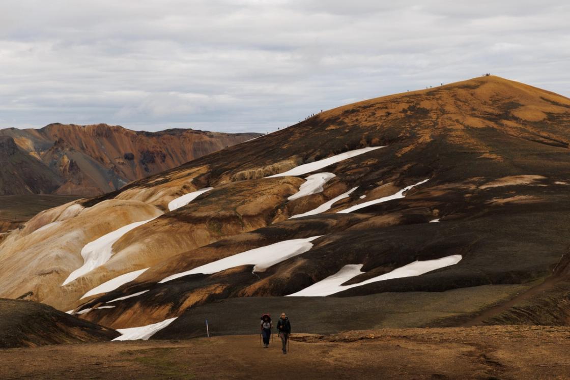 Entering the Laugavegur trail