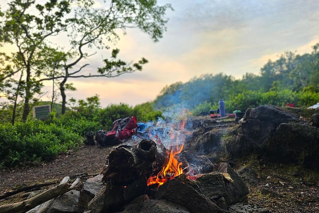 a bonfire.
