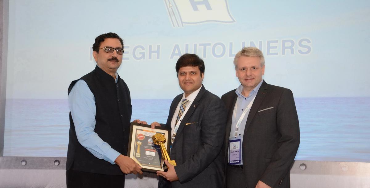 Höegh awarded "Shipping Line of the Year - RoRo Operator" in India