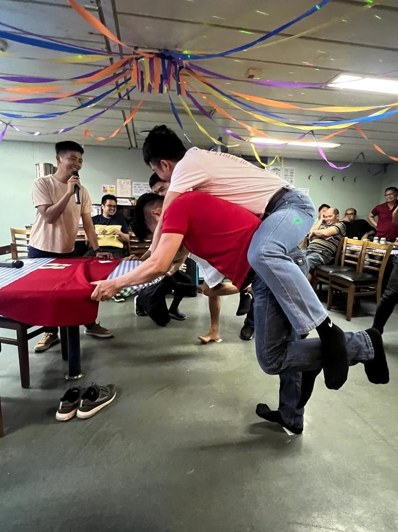 The indoor games were seriously weird.