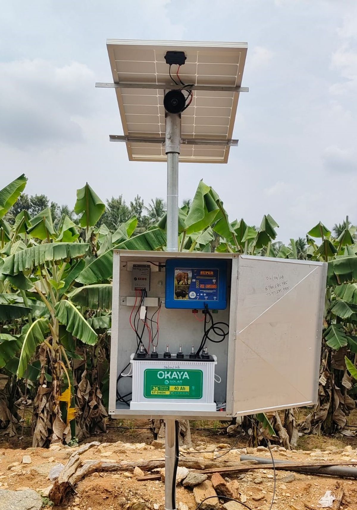 Solar System Installation (Energizer, Panel & Battery)