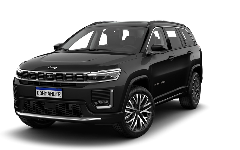 Jeep Commander Commander Overland T270 Híbrido Tb Flex Aut. 2027 na cor PRETO CARBON