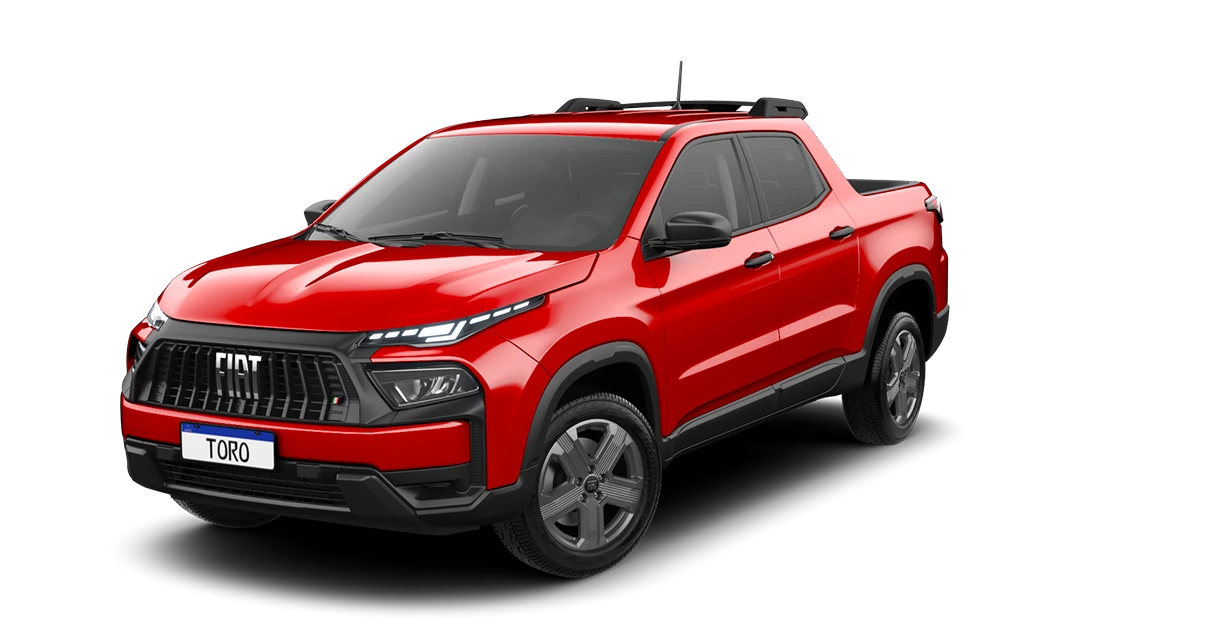 Fiat Toro Toro Endurance 1.3 T270 4x2 Flex Aut. 2027 na cor VERMELHO COLORADO