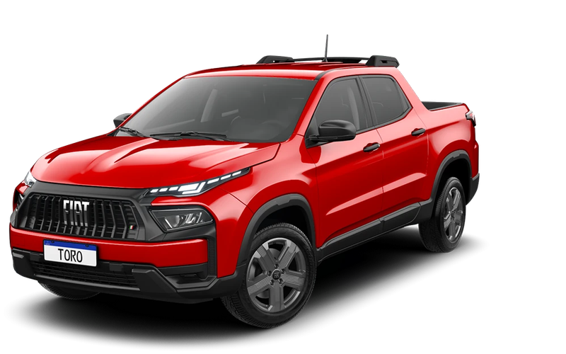 Fiat Toro Toro Endurance 1.3 T270 4x2 Flex Aut. 2027 na cor VERMELHO COLORADO