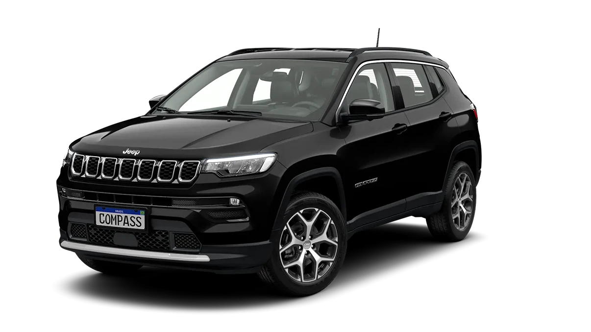 Jeep Compass Compass Lon Nig. Eagle 1.3 4x2 Flex Aut. 2026 na cor Preto Carbon