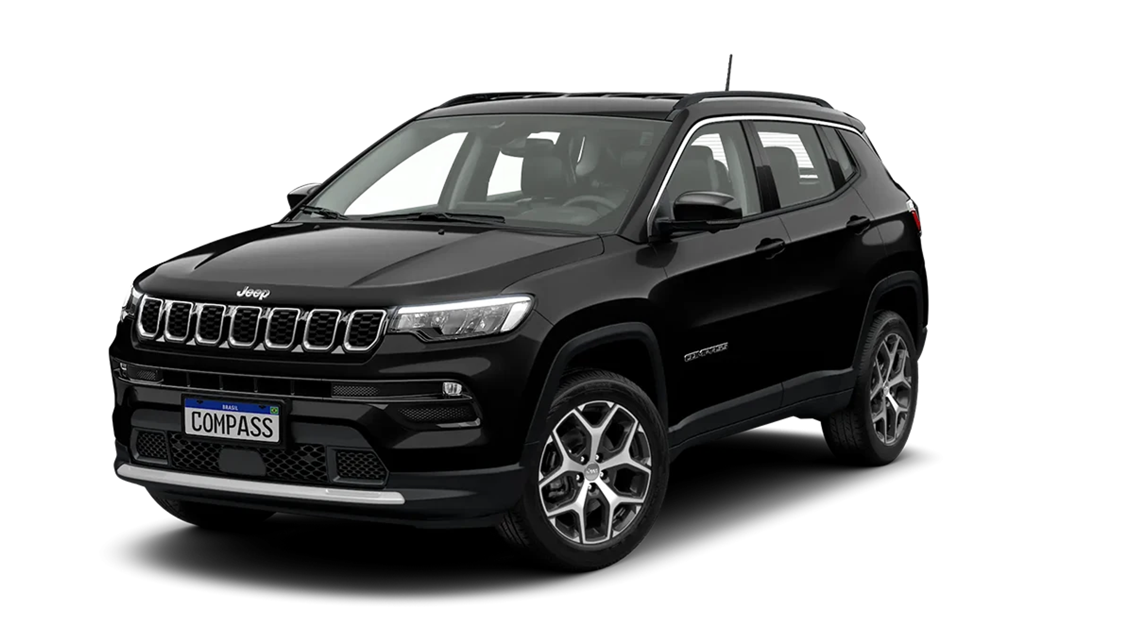 Jeep Compass Compass Lon Nig. Eagle 1.3 4x2 Flex Aut. 2026 na cor Preto Carbon