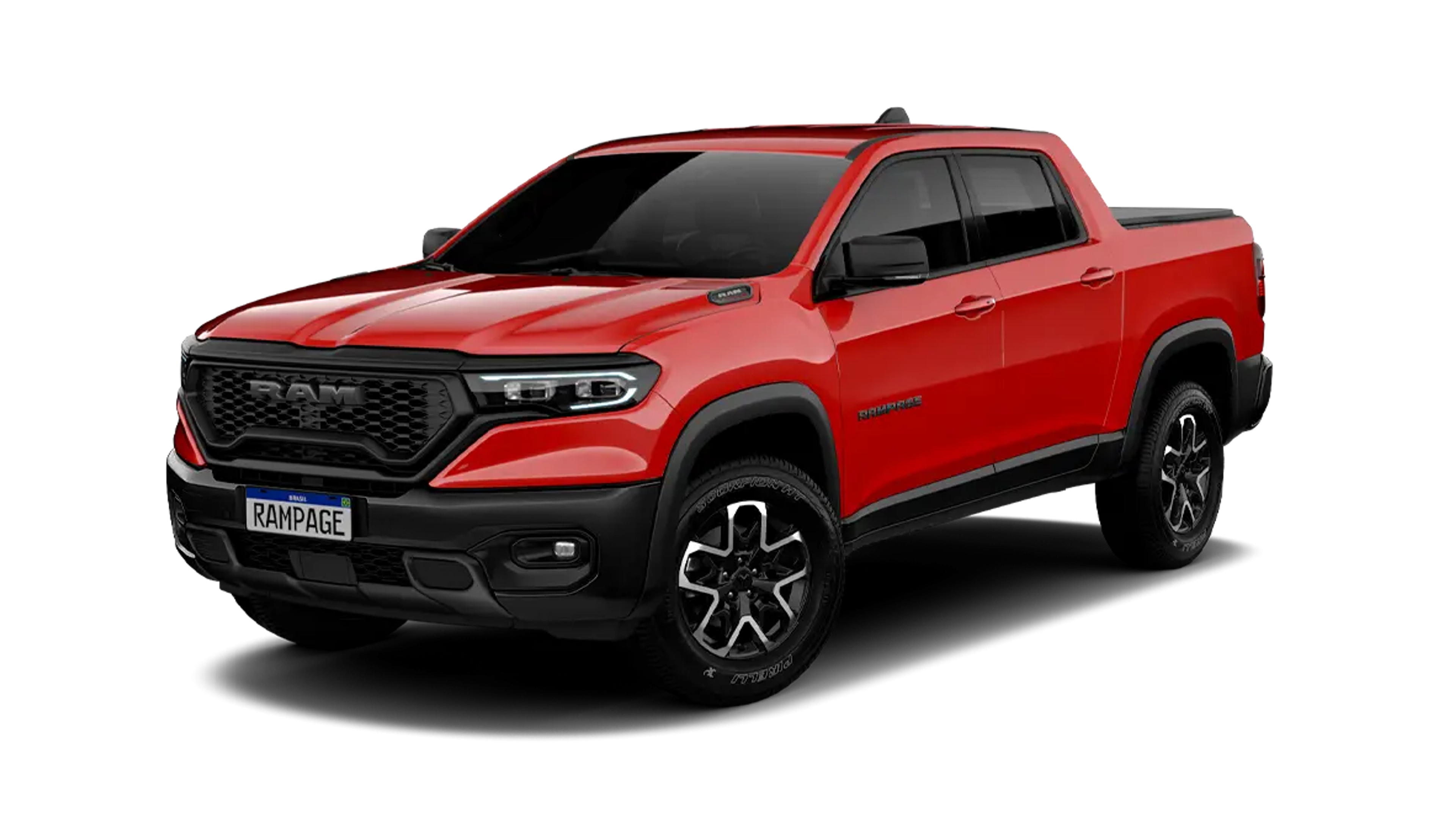 Ram Rampage Rampage Rebel 2.2 Tb Cd 4X4 Diesel Aut. 2027 na cor VERMELHO FLAME