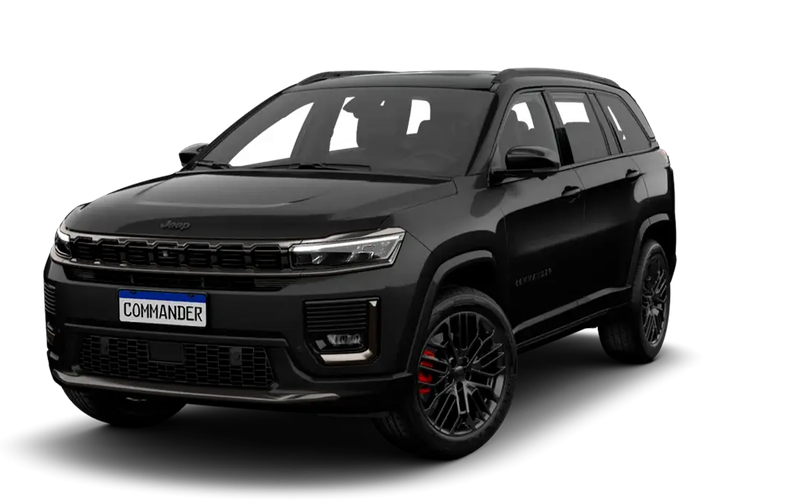 Jeep Commander Commander Black Hurricane 2.0 4X4 Tb Aut 2027 na cor PRETO CARBON