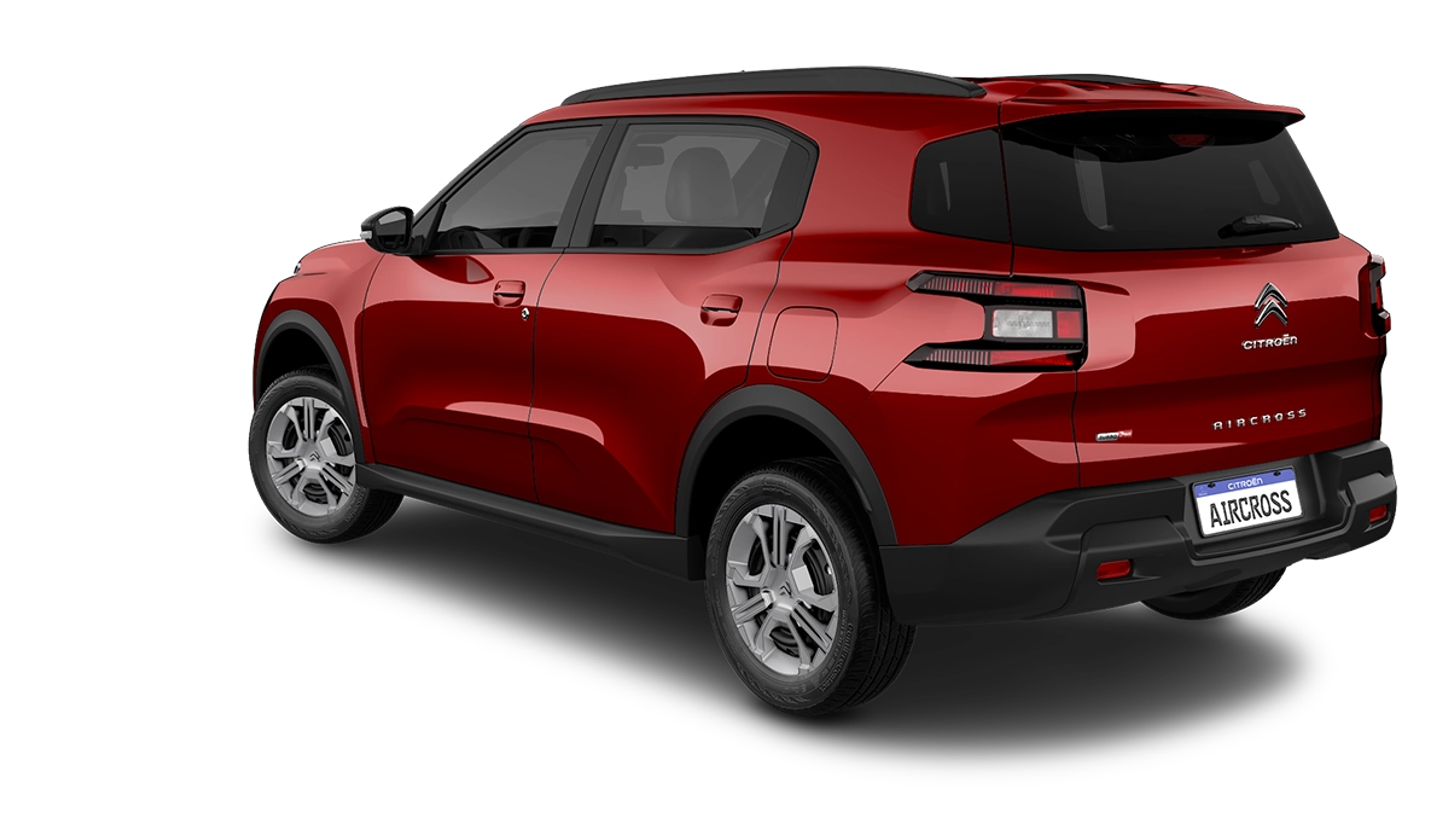 Citroën Aircross Aircross Feel 1.0 Flex Turbo 200 At 5L 2026 na cor Vermelho Rubi