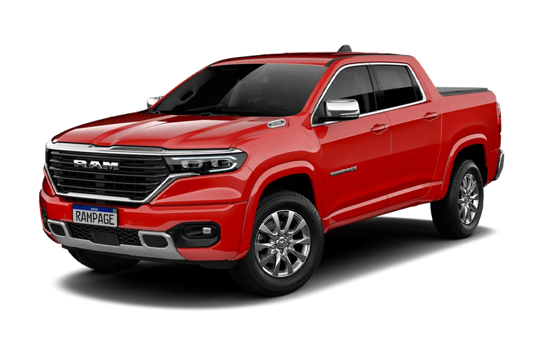 Ram Rampage Rampage Big Horn 2.2 Diesel 2027 na cor VERMELHO FLAME
