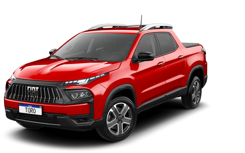 Fiat Toro Toro Freedom 1.3 T270 4x2 Flex Aut. 2027 na cor VERMELHO COLORADO