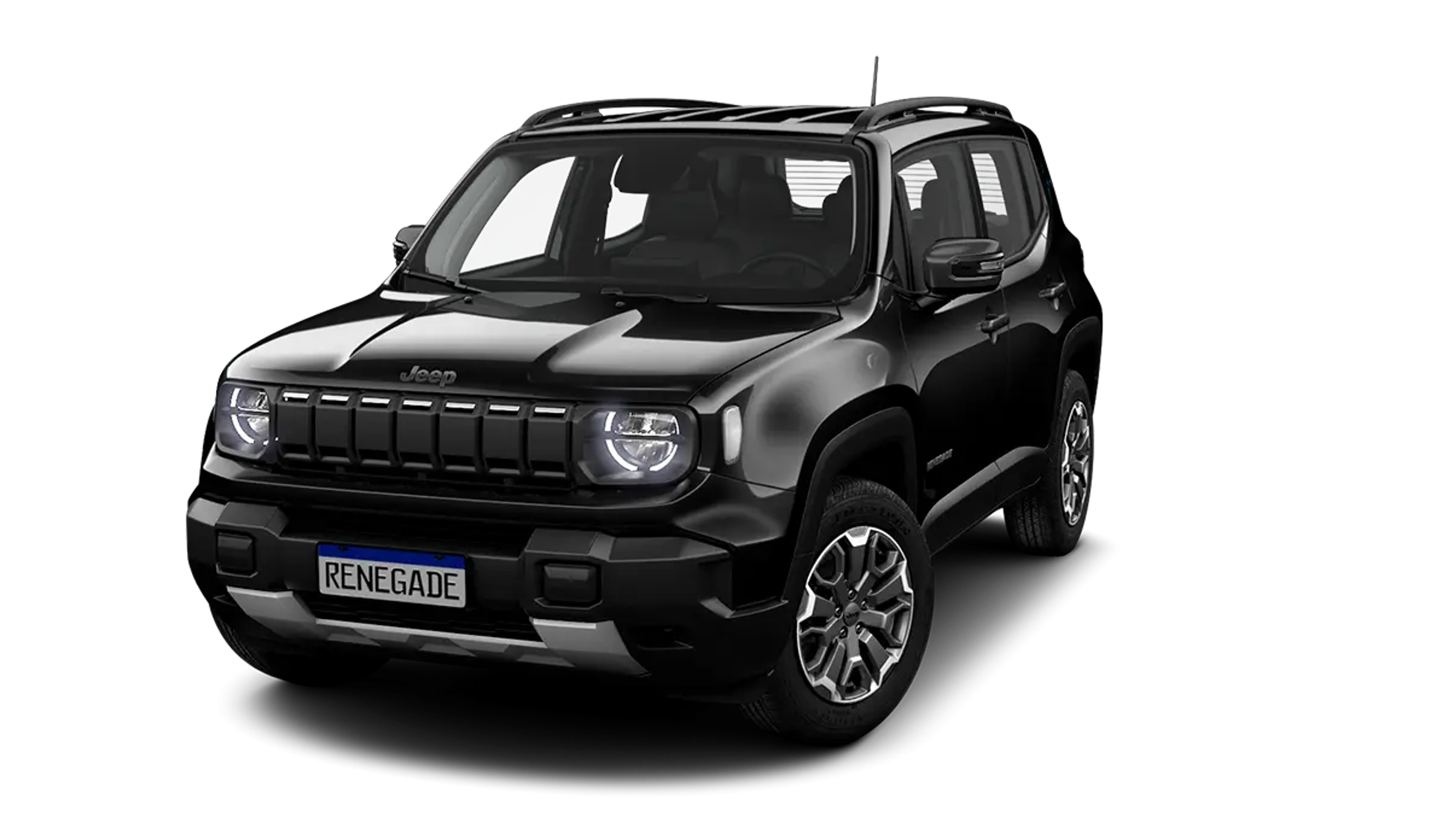 Jeep Renegade Renegade Altitude T270 1.3 Tb 4X2 Flex Aut. 2027 na cor PRETO CARBON