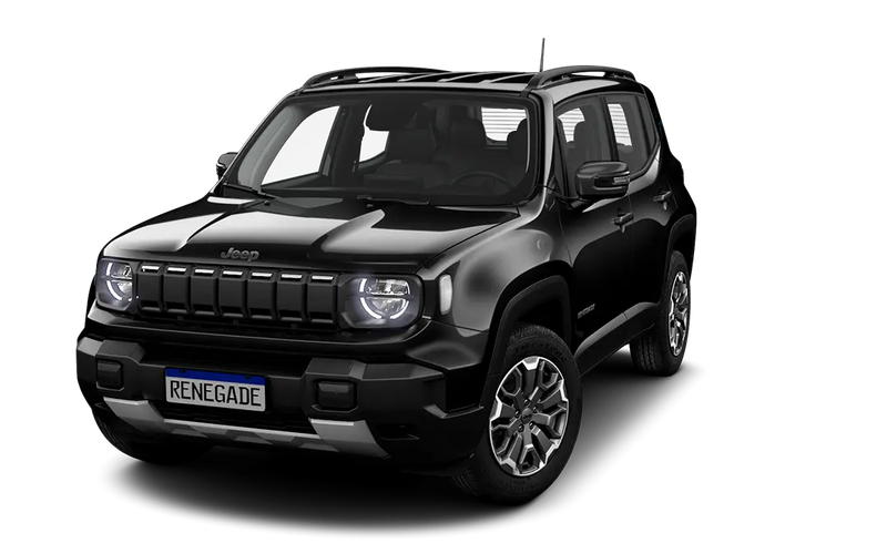 Jeep Renegade Renegade Altitude T270 1.3 Tb 4X2 Flex Aut. 2027 na cor PRETO CARBON