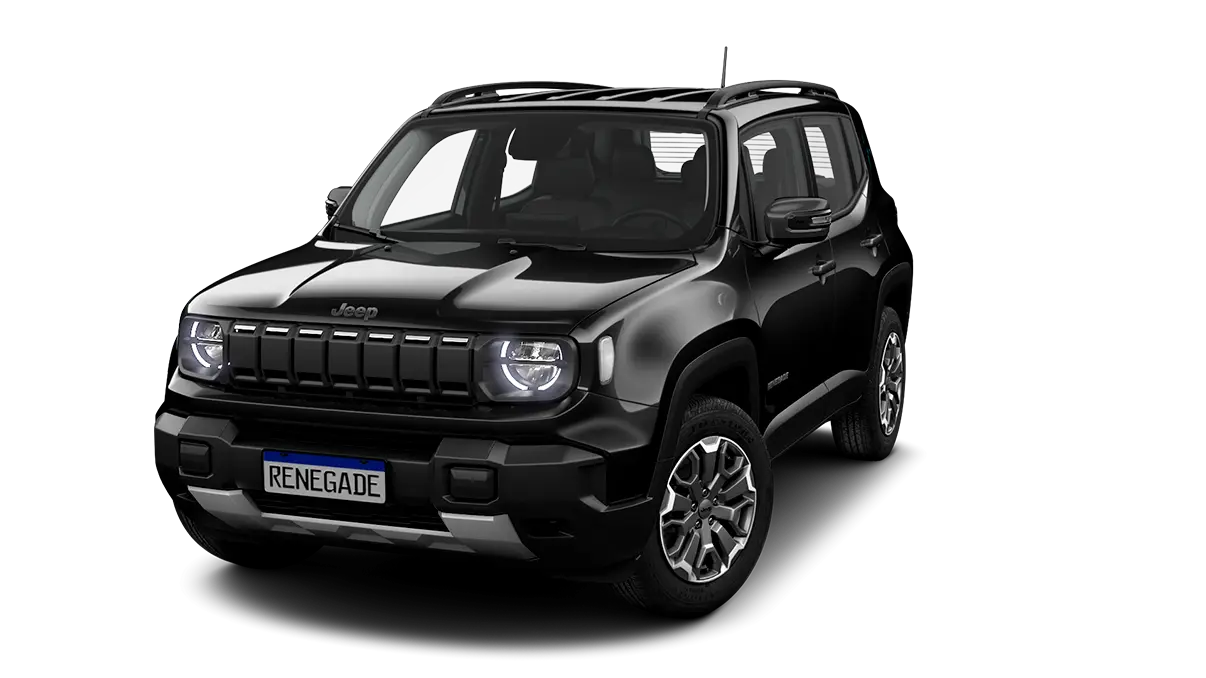Jeep Renegade Renegade Altitude T270 1.3 Tb 4X2 Flex Aut. 2027 na cor PRETO CARBON