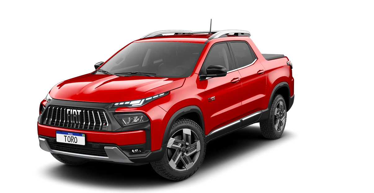 Fiat Toro Toro Volcano 2.2 16V 4x4 Tb Diesel Aut. 2027 na cor VERMELHO COLORADO