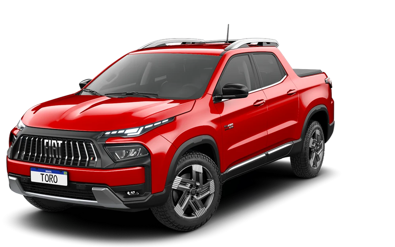Fiat Toro Toro Volcano 2.2 16V 4x4 Tb Diesel Aut. 2027 na cor VERMELHO COLORADO
