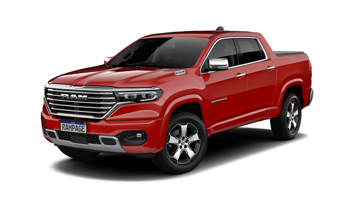Ram Rampage Rampage Laramie 2.2 Tb Cd 4X4 Die. Aut. 2027 na cor VERMELHO FLAME