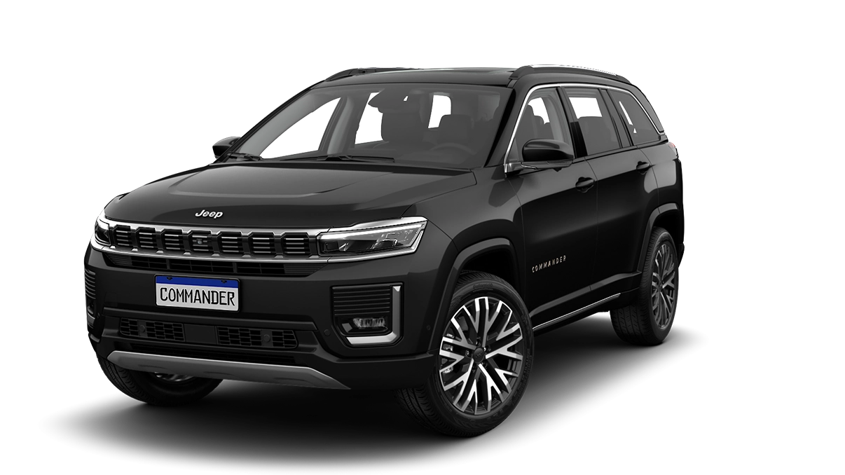 Jeep Commander Commander Overland Td 2.2L 4X4 2027 na cor PRETO CARBON
