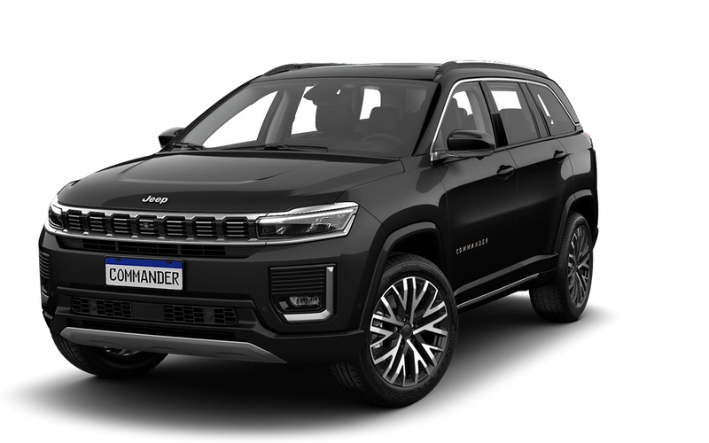 Jeep Commander Commander Overland Td 2.2L 4X4 2027 na cor PRETO CARBON