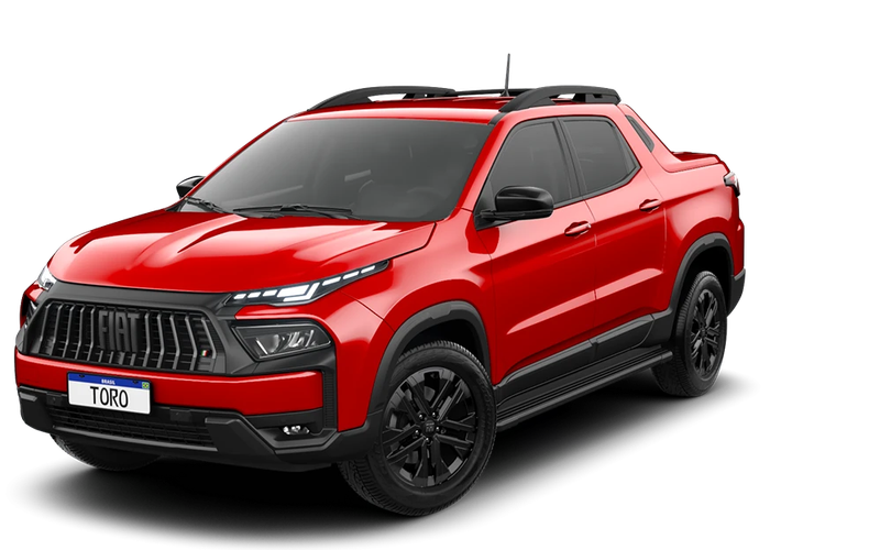 Fiat Toro Toro Ultra Turbo 270 Flex AT6 2027 na cor VERMELHO COLORADO