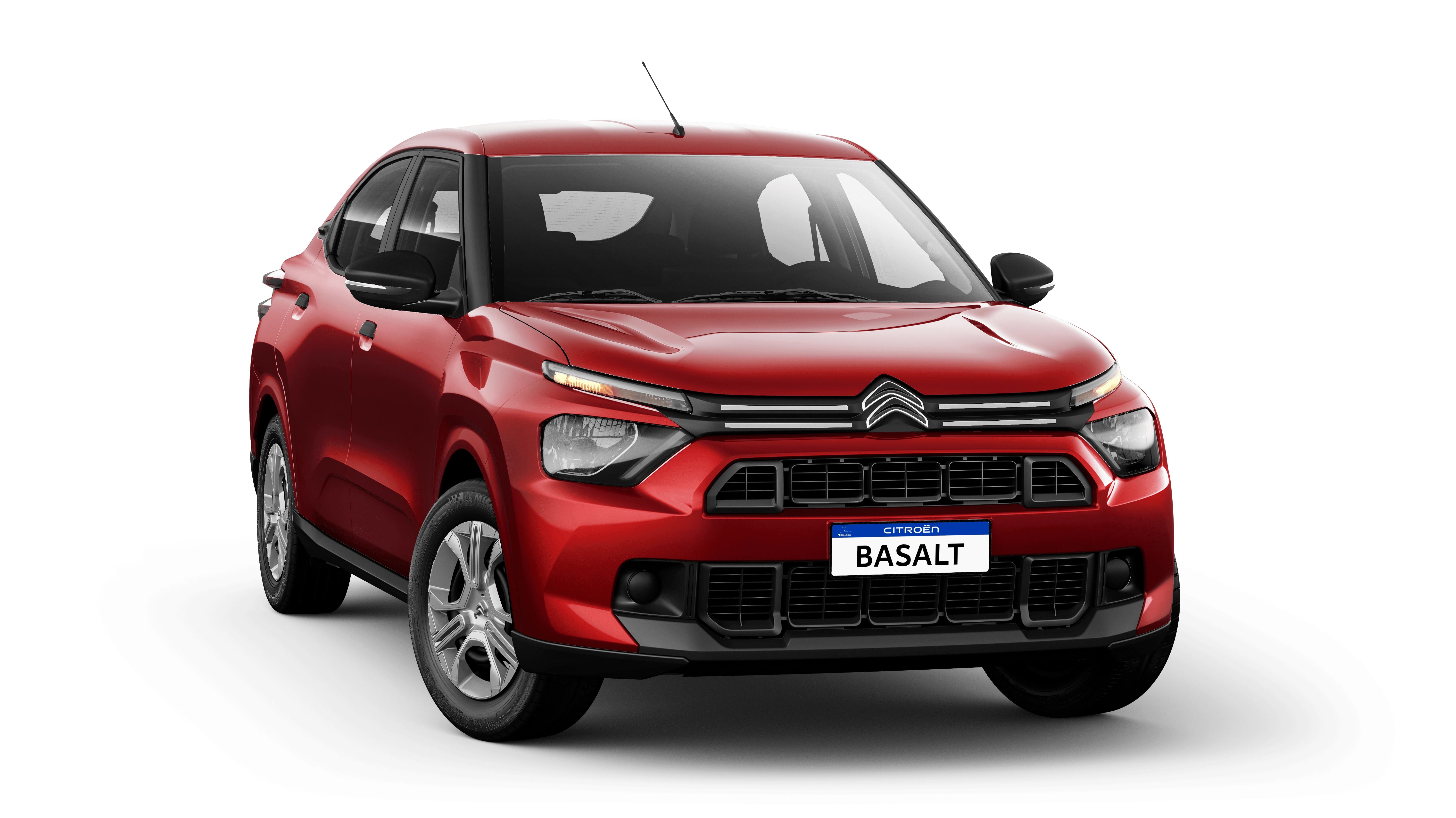 Citroën Basalt Basalt Feel 1.0 Mt 2026 na cor Vermelho Rubi