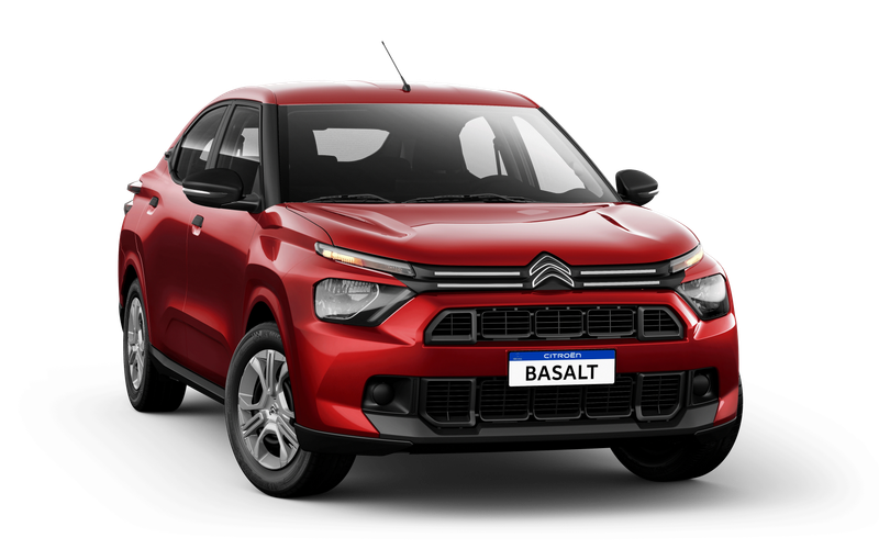 Citroën Basalt Basalt Feel 1.0 Mt 2026 na cor Vermelho Rubi