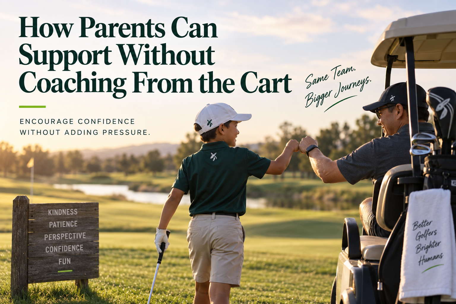 How Parents Can Support Without Coaching From the Cart
