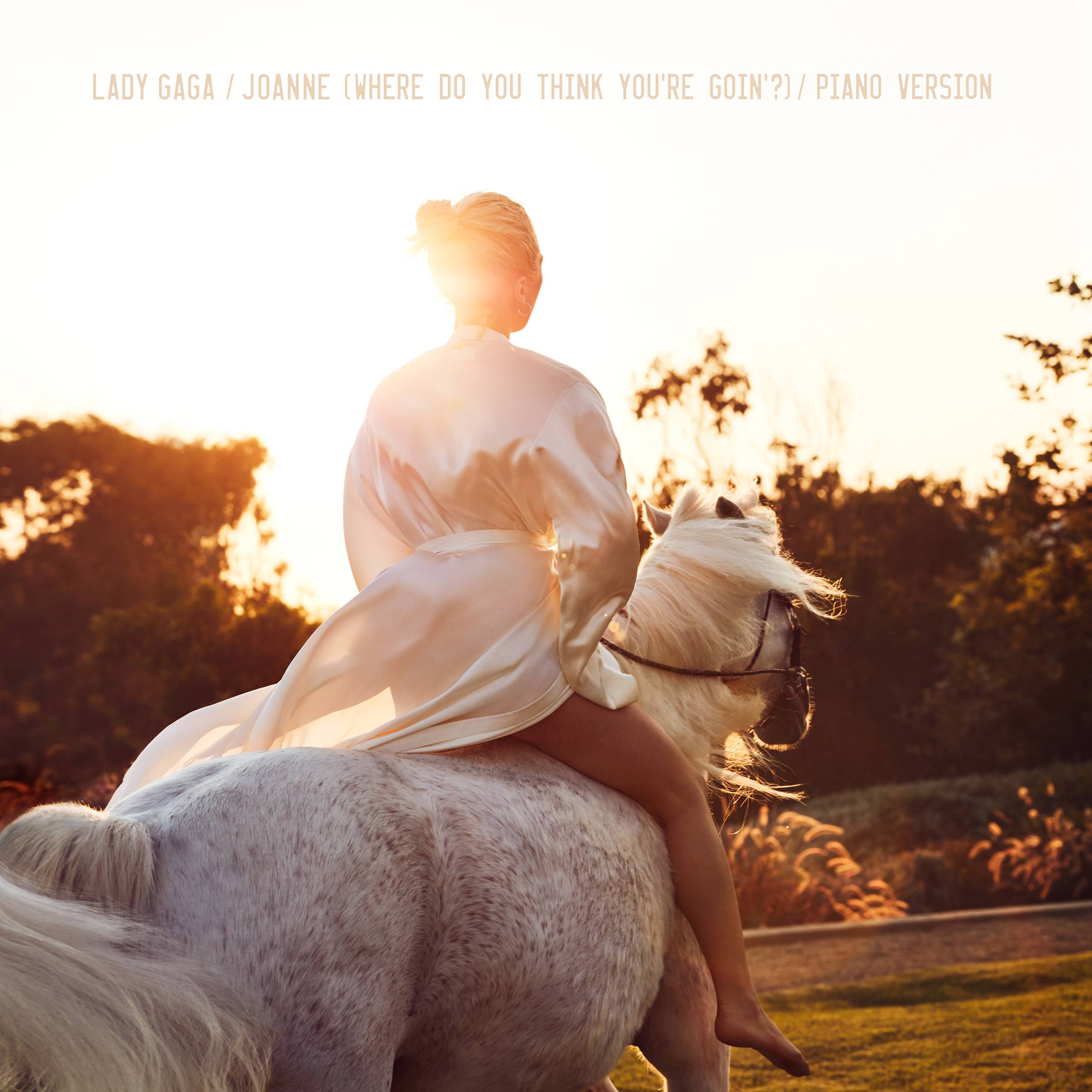 Joanne Piano Version cover art