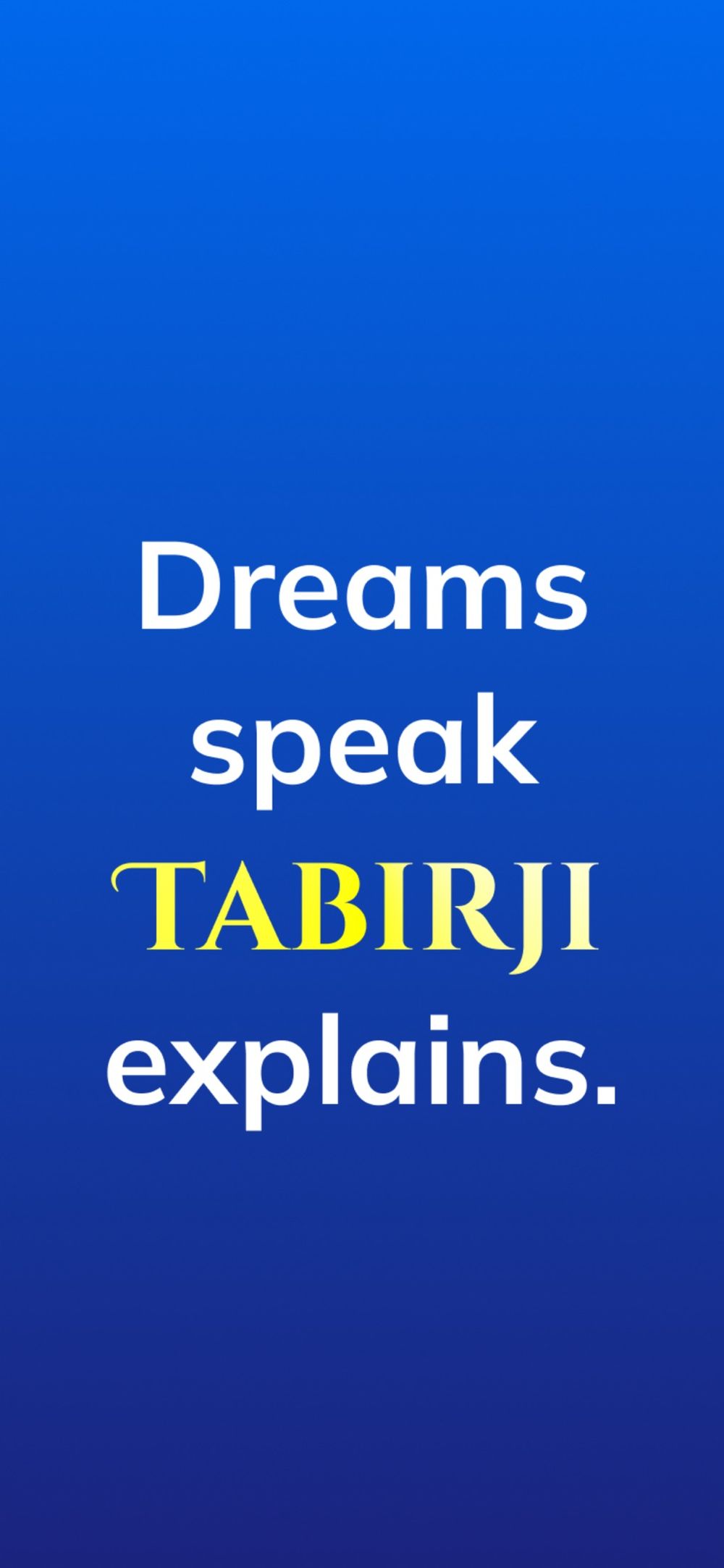 Tabirji – AI Dream Interpreter screenshot