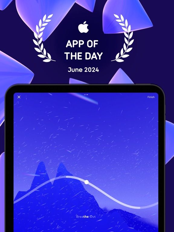 Lungy: 深呼吸助眠与减压,睡眠、正念、焦虑缓解 App Store screenshot