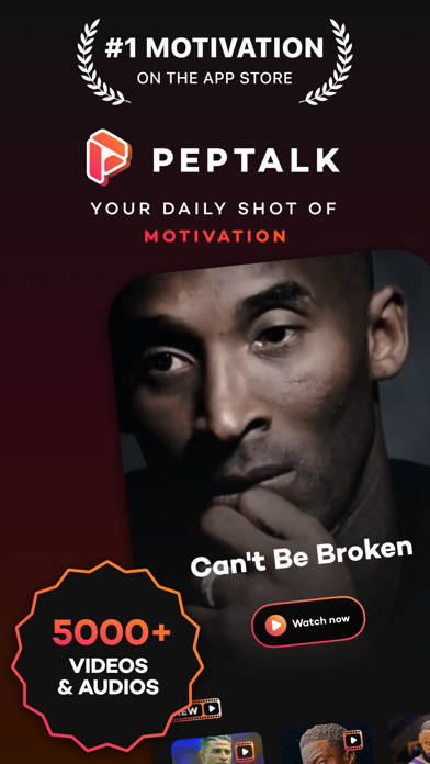 Motivation: daily Peptalk App Store screenshot