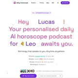 daily-horoscope | Your personalized daily AI horoscope podcast. daily-horoscope | Your personalized daily AI horoscope podcast.