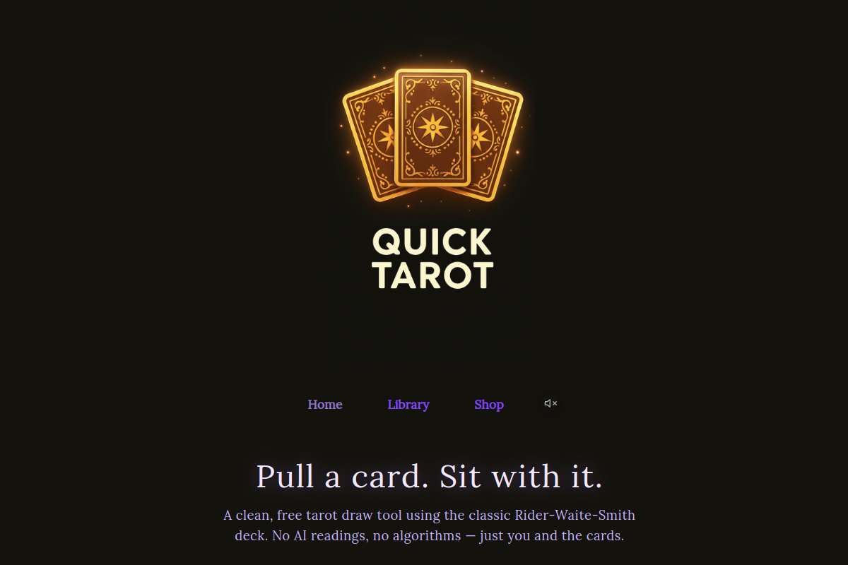 Image for Quick Tarot