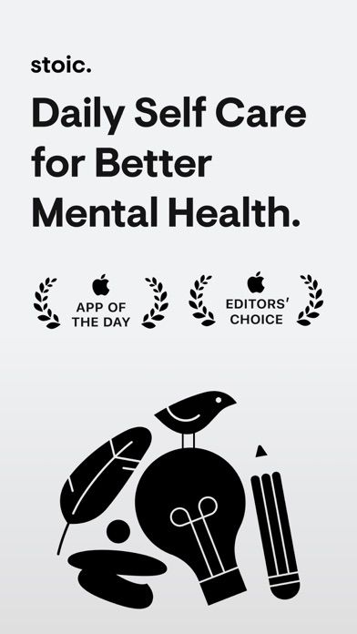 stoic. journal & mental health App Store screenshot