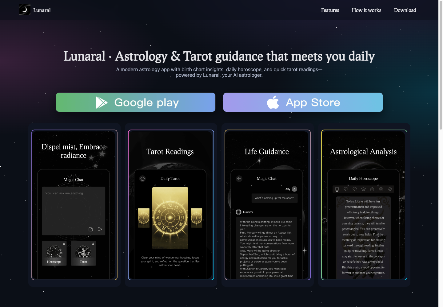 Screenshot of Lunaral