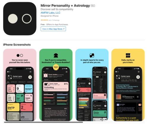 Mirror Personality + Astrology