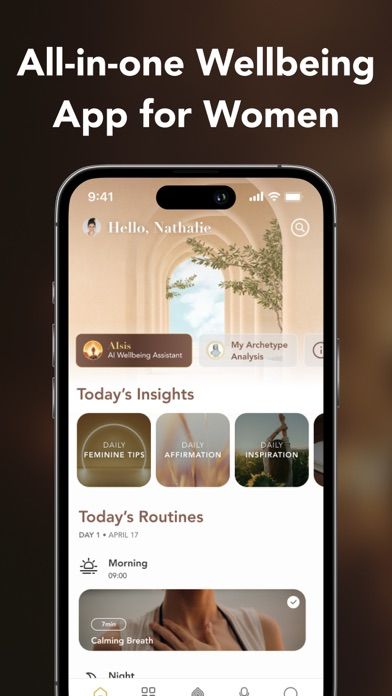 Goddess・Women's Wellness Coach app screenshot