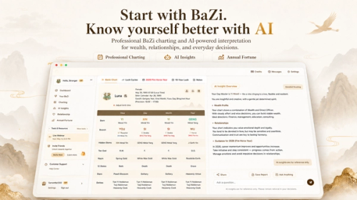 Cantian AI | Personalized AI Bazi and Feng Shui Insights