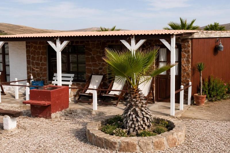 Bungalow Palmeras Grande frente al mar en Hotel Las Aldas, Áncash