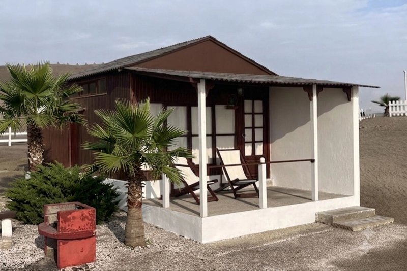 Bungalow Pocitas I frente al mar en Hotel Las Aldas, Áncash